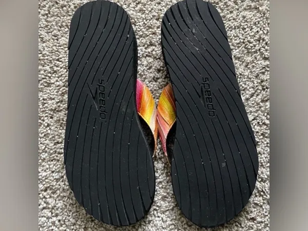 Speedo Wedge Flip Flop Sandals Size 9 Beach Resort - Image 5
