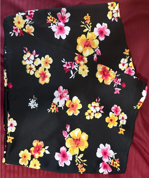 Almost Famous Mini Dress Flowers with Built-In Shorts XL - Image 5