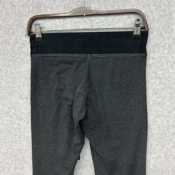 Victorias Secret PINK Yoga Leggings Charcoal Gray Pink Stripe Slim Joggers Small - Image 6