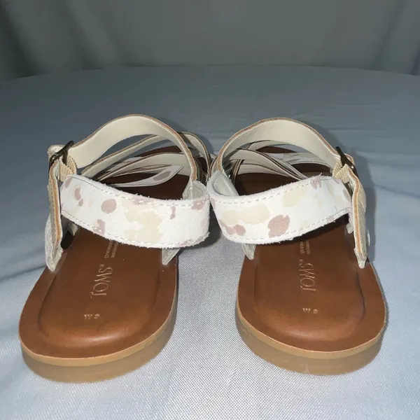 Toms Beige Abstract Cow Print - Image 5