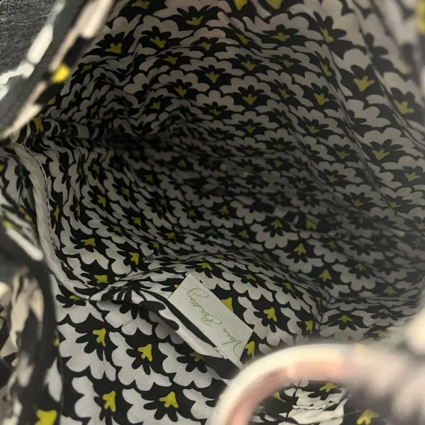 Vera Bradley Fanfare Yellow‎ And Black Crossbody Bag - Image 10