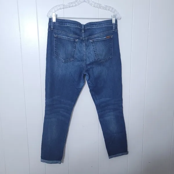 Joe’s Jeans Skinny Crop Jeans Womens Size 30 Blue Mid Rise Distressed Stretch - Image 5