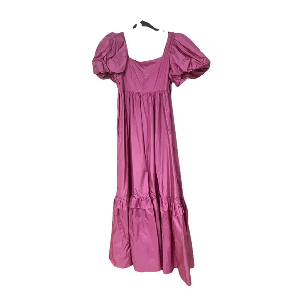 LoveShackFancy Silk Gown Doutzen Powder Pink Prom Maxi Dress $1225.00 Size 6 - Image 5
