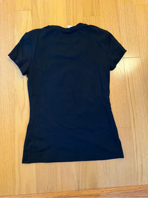 H&M Black Short Sleeve Crewneck Tee - Image 2