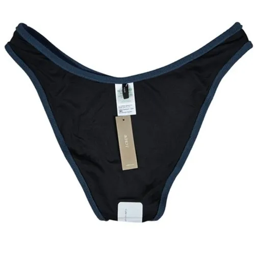 J. Crew‎ Textured curved-waist cheeky bikini bottom in Navy L NWT - Image 4