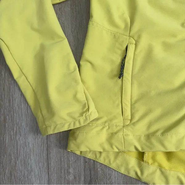 Mountain Hardwear Front Zip Jacket Women’s Size Medium Yellow - Image 3