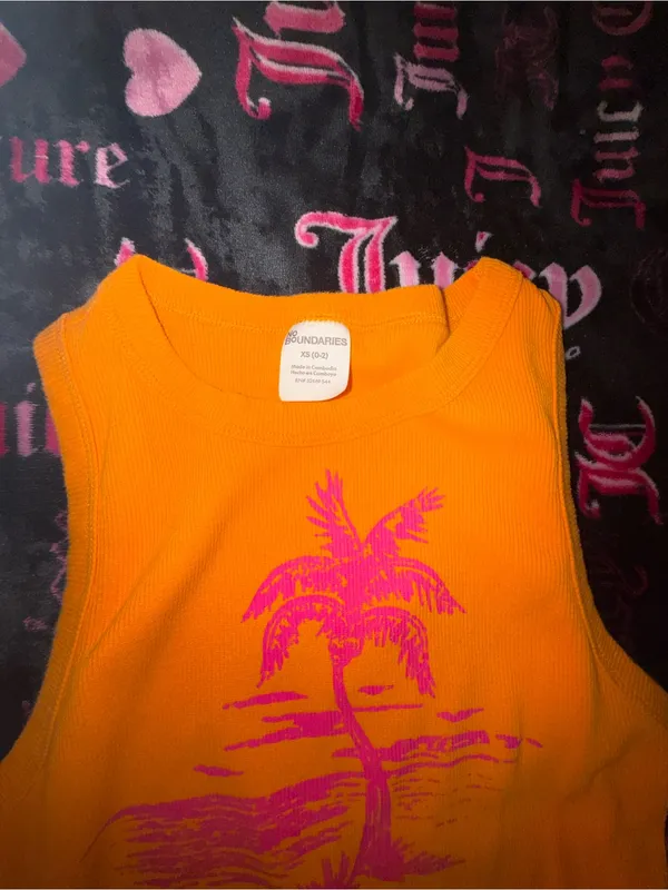 No Boundaries Paradise ruched tank top - Image 2