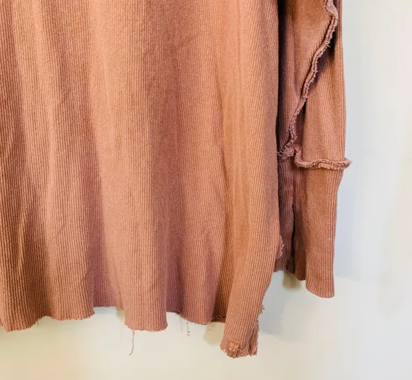 Free People We the Free Pullover Turtleneck Top in Terra Cotta size XS/S - Image 8