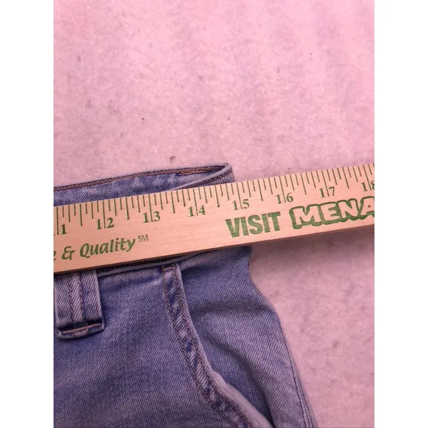 American Eagle Cargo Jeans Women 2 Blue Super High Rise Baggy Wide Leg Stretch - Image 4