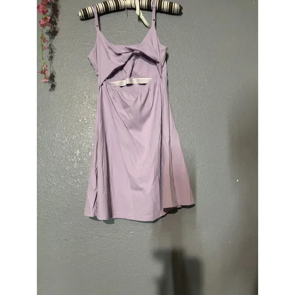 Source Unknown Lilac Lavender Athletic Workout Dress + Matching Shorts Size Small - Image 5