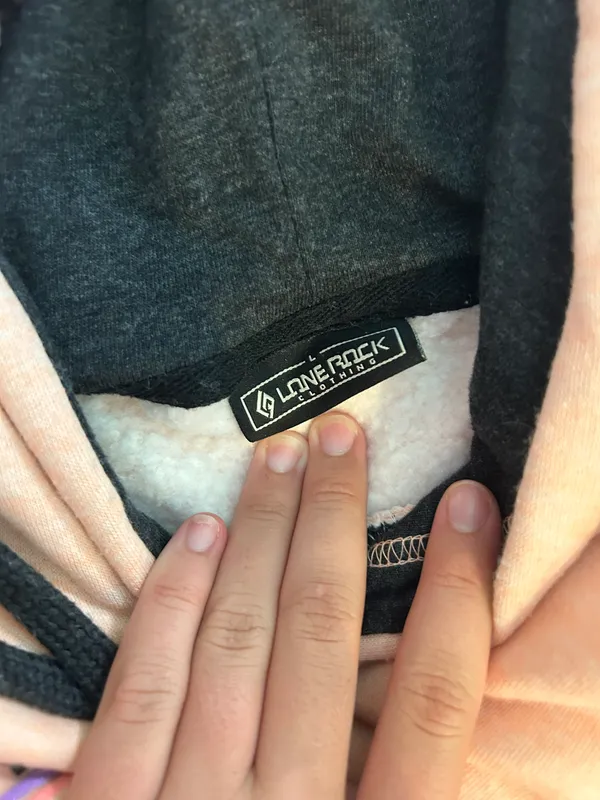 Peach Colorado Hoodie Size M - Image 3