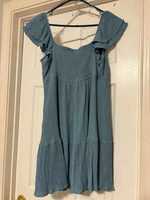 Blue dress Size L - Image 2