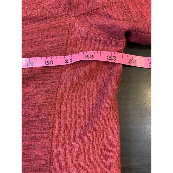Champion Sweatshirt Womens XL Burgundy Crew Neck Appliqué‎ Logo Basic Classic - Image 10