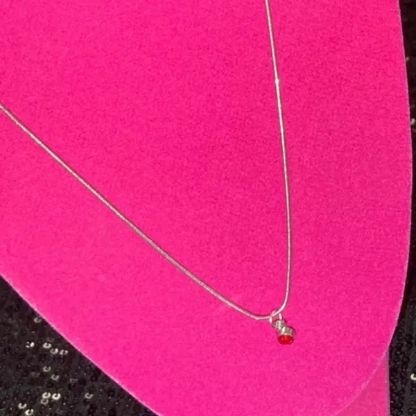 July Ruby Necklace Birthday Birthstone Month Red - Image 12