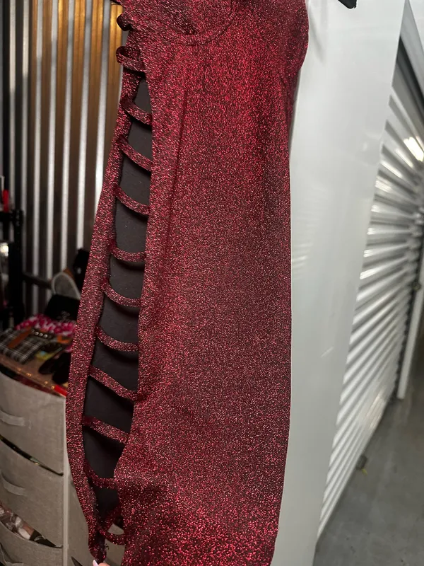 Dress Red Size XS - Image 4