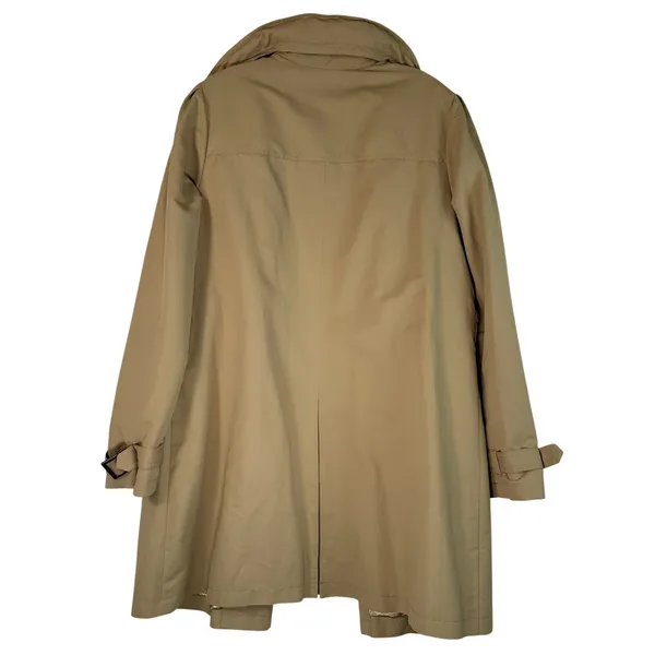 RZ Rachel Zoe Tan Khaki Double Breasted Trench Coat Jacket Womens XL Lined - Image 2