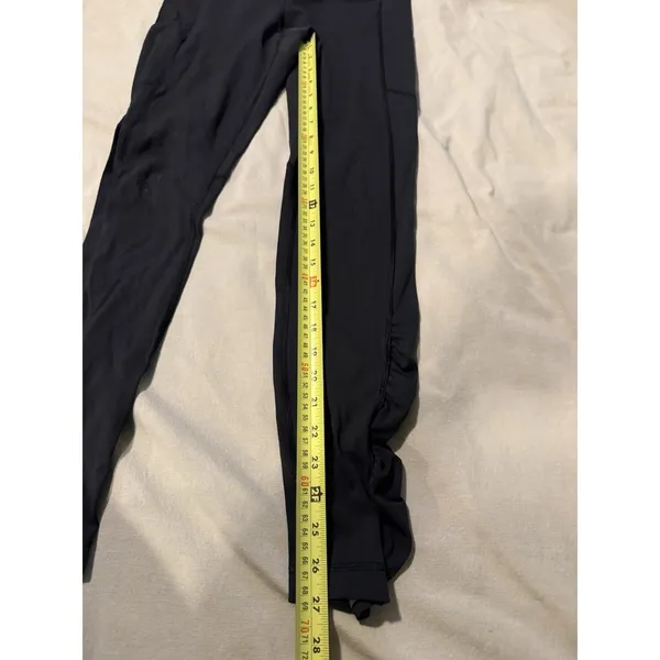 Lululemon Speed Tight Cozy Athleisure Athletic Floral Trim Detail‎ Leggings 8 - Image 5