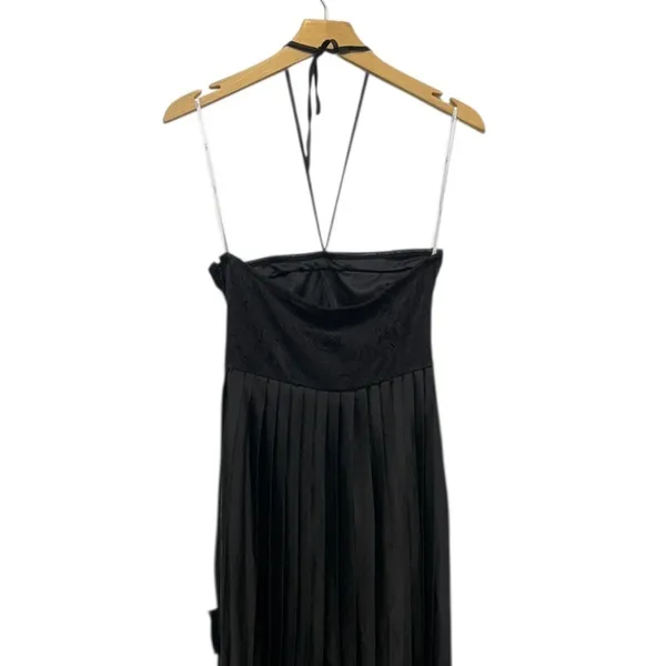 Lulus Certainly Poised Black Lace Halter Bustier Maxi Dress size Small NWT - Image 7