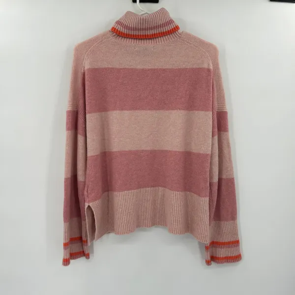 J. Crew Women's Striped Turtleneck Sweater in Supersoft Yarn BD045 Small - Image 5