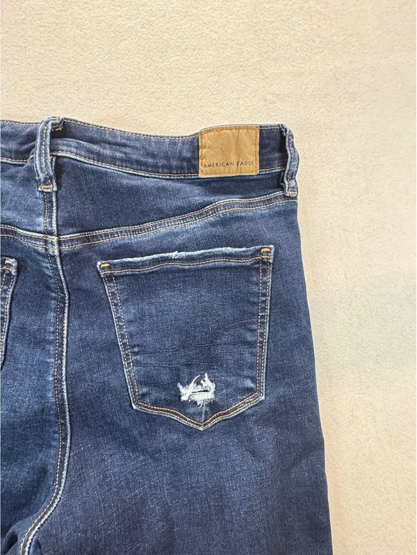 American Eagle Women’s High-Rise Jegging Jeans Size 6 Regular Distressed Stretch - Image 6