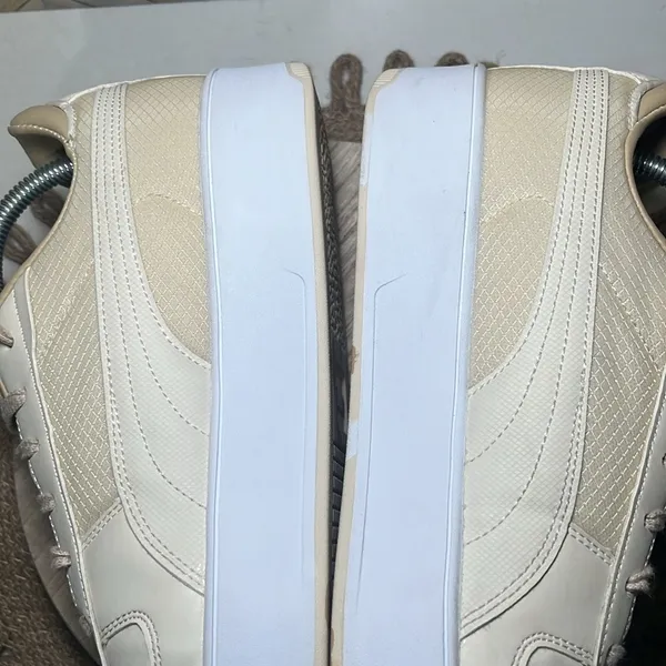 PUMA Carina Street Better Platform Sneakers Cream & White Casual‎ Comfy Leather - Image 7