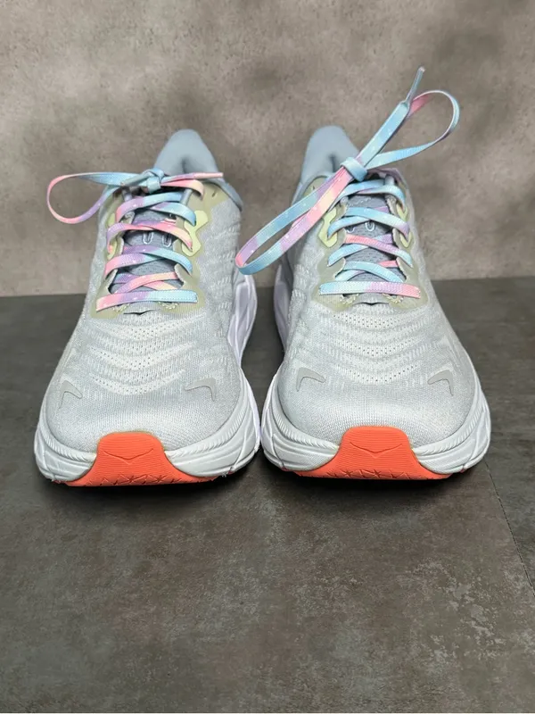 Hoka One One Arahi 6 Women's Wide Running Shoes Plein Air/Blue Fog Size 11D - Image 10