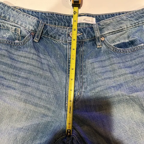Kancan women’s high rise fray distressed jeans size 9/28 - Image 12
