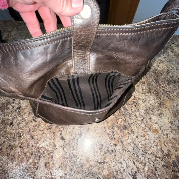 Frye medium leather should bag - Image 5