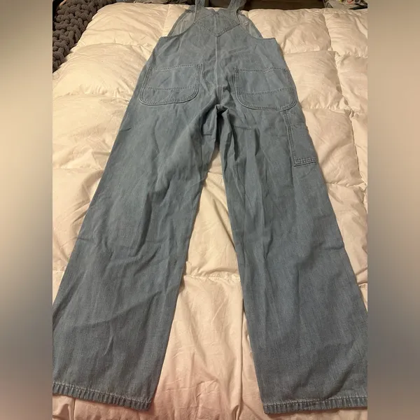 Outerknown Light Blue Denim Overalls for Women - NWT - Size M cotton - Image 5