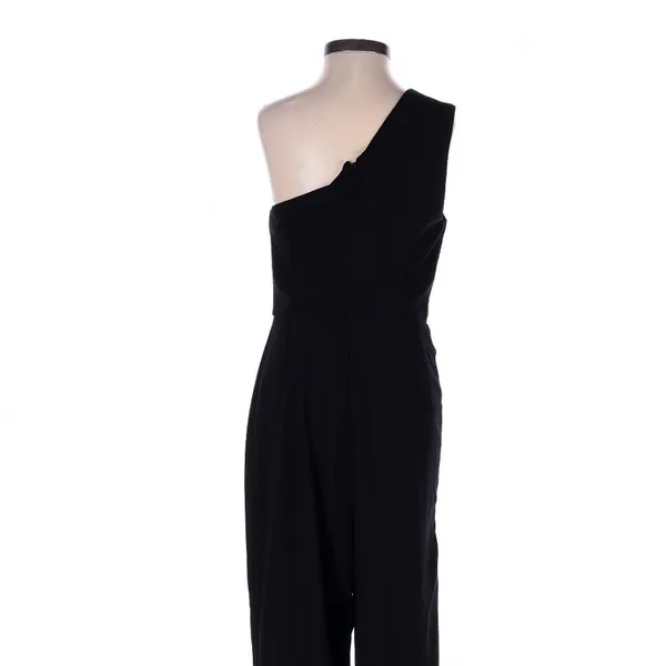 Bardot Black Bellini One Shoulder Tie Waist Wide Leg Jumpsuit Size 4 - Image 6
