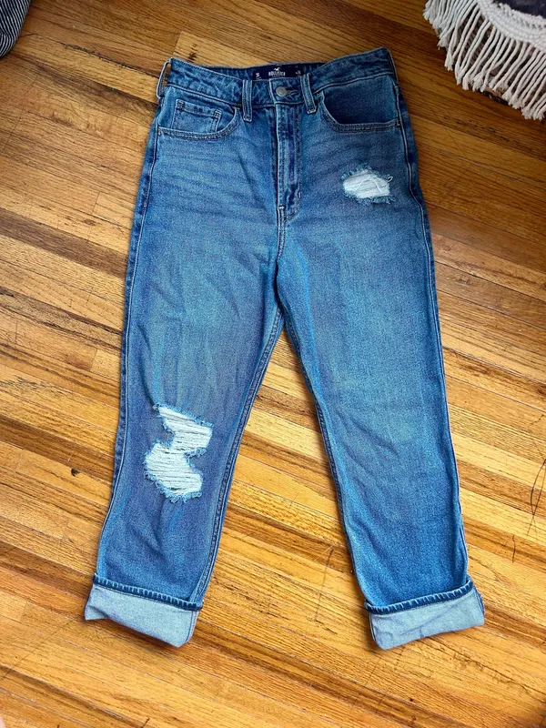 Hollister Co. blue denim jeans - Image 2
