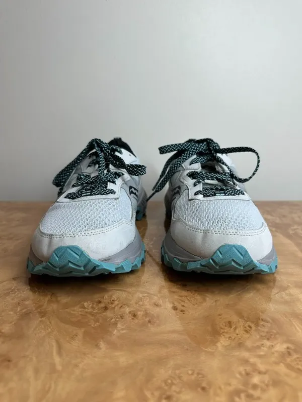 Saucony Excursion TR16 Trail Running Shoes Gray Teal Womens 10 Athletic Hiking - Image 2