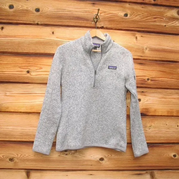 Patagonia Gray Better Sweater 1/4 zip fleece Pullover - Image 2