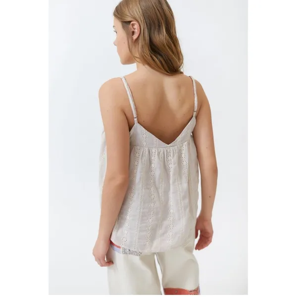 Dress Forum Eyelet Tank Top - Image 2
