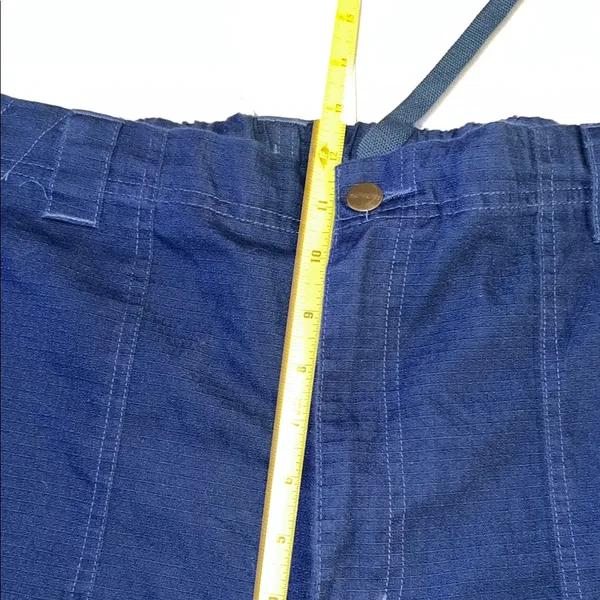 Carhartt Blue Cargo Pants Durable Scrubs with draw string XL - Image 7