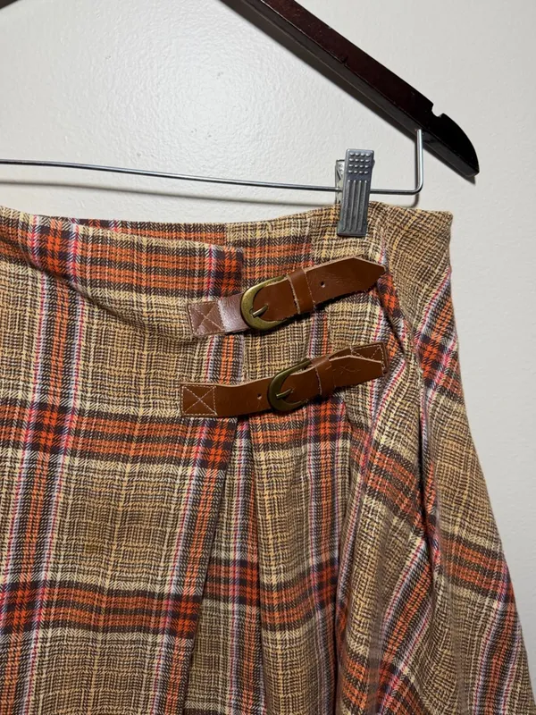 Free People Bali Tai Plaid Skirt - Image 3