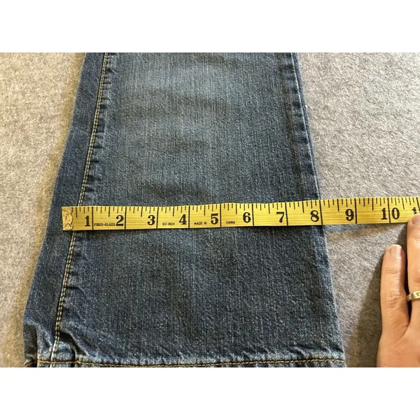 Vintage Ralph Lauren Kelly Cotton Denim Blue Jean 8 X 32 Studded RL Patch Y2K - Image 13