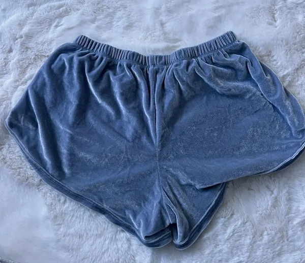 John Galt Brandy Melville Velvet Shorts - Image 3
