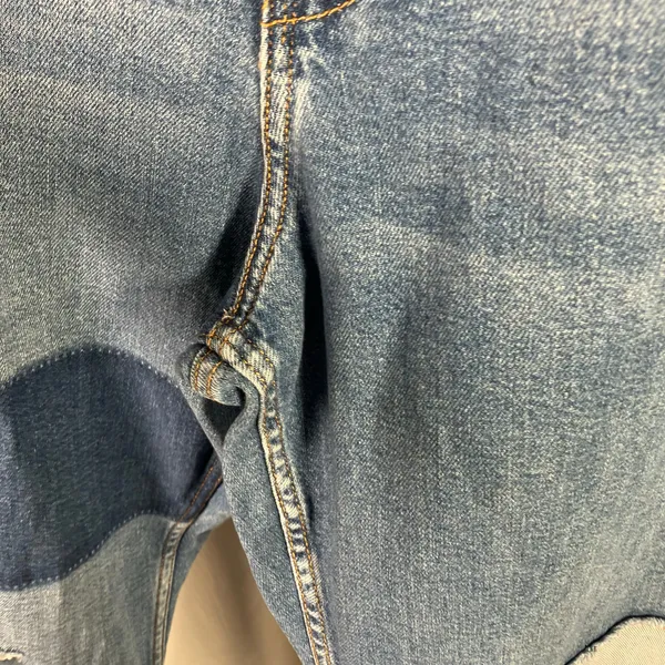 Arizona Jean Co Vintage Straight‎ Patchwork Distressed Jeans 23 New High Rise - Image 8
