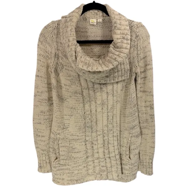 Anthropologie Yellow Bird‎ Chunky Cardigan Sweater Size XS - Image 3