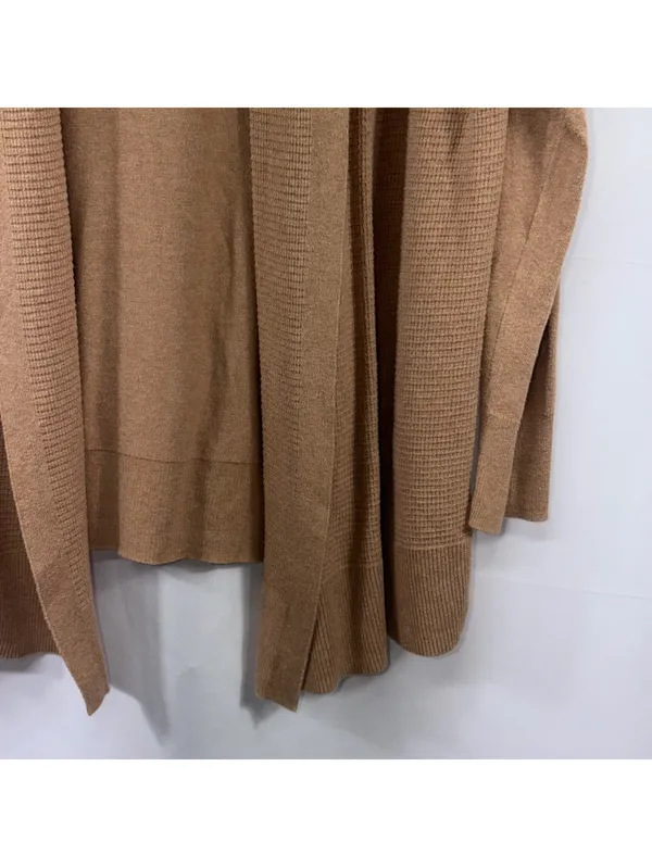 GAP Camel Brown Open Front Cardigan Large - Image 4