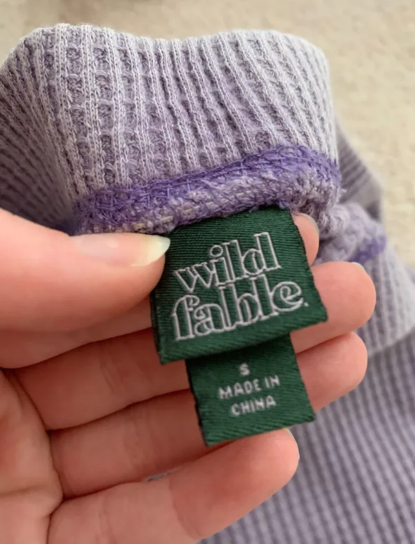 Target Wild Fable purple waffle flare pants - Image 2