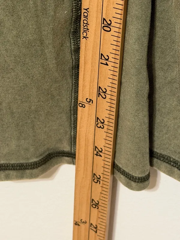 Free People Movement Hot Shot Baggy Pants Olive Army Green Size Small EUC - Image 9