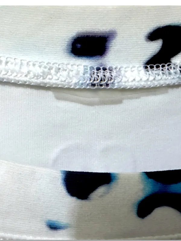 Calia | NWOT White Black Teal Abstract Print Long-Sleeve Athletic Top (size S) - Image 10
