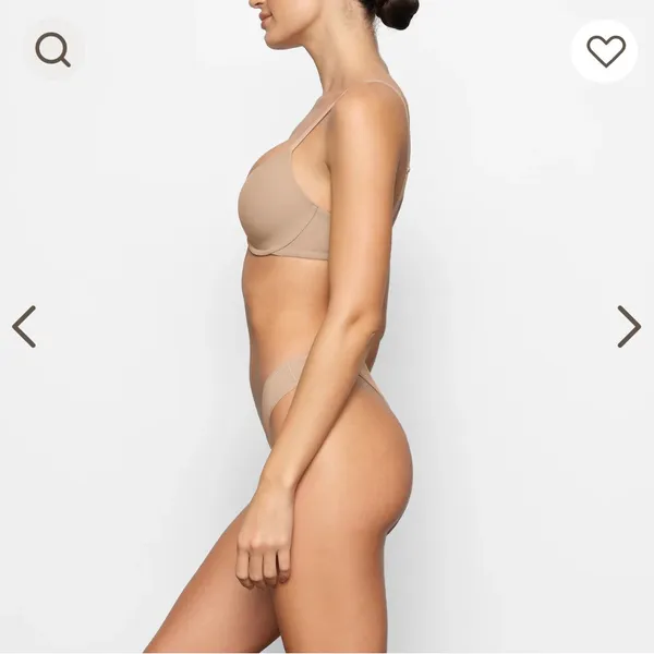 NWT SKIMS Fits Everybody T-Shirt Bra in CLAY Sz 32C‎ - Image 2