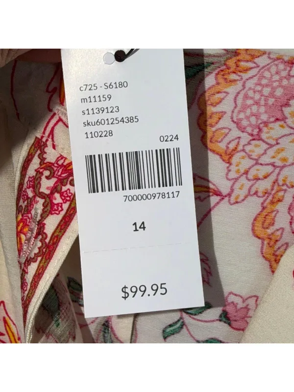 Lane Bryant Women’s Size 14 Floral Wrap Midi Dress NWT - Image 7