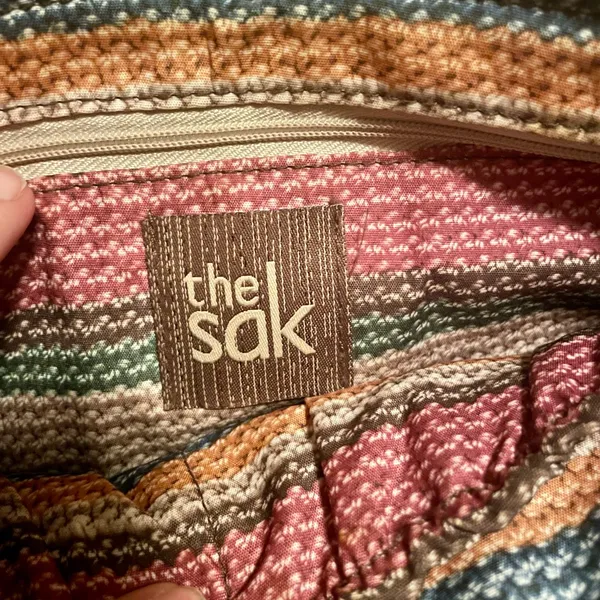 The Sak gold pleated bag - Image 2