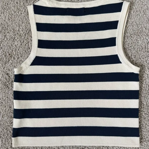 Primark Striped Sleeveless Knit Top - Image 2
