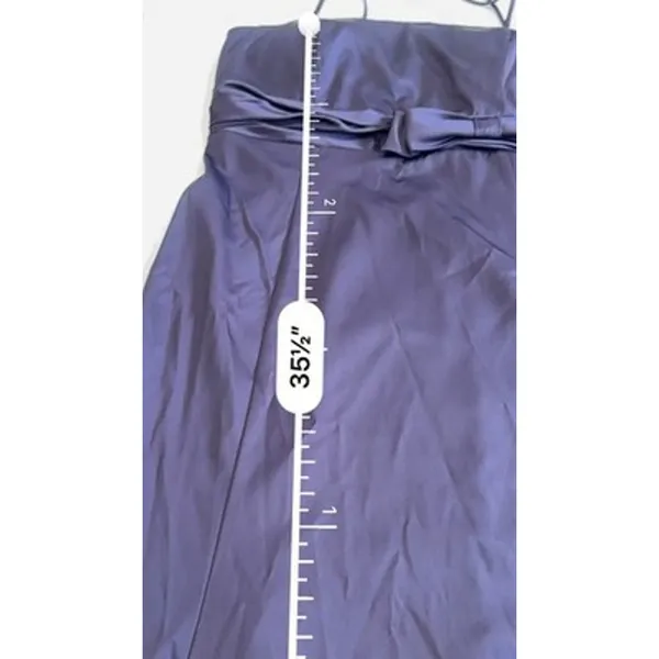 Vintage 80s Madison Leigh Eggplant Purple Sleeveless Dress Size 14 NWT Deadstock - Image 8
