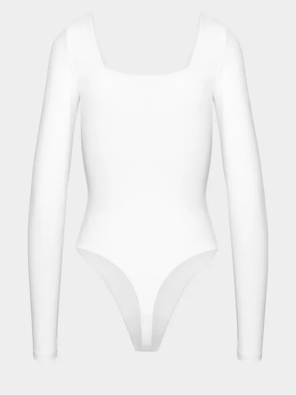 Aritzia Babaton Contour Squareneck Bodysuit White 2XS - Image 2